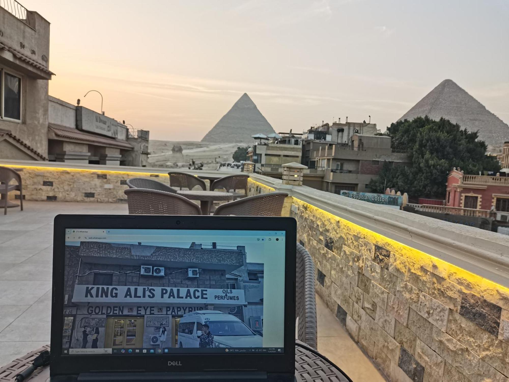 King Ali Pyramids View Inn Kafret el-Gabal Esterno foto