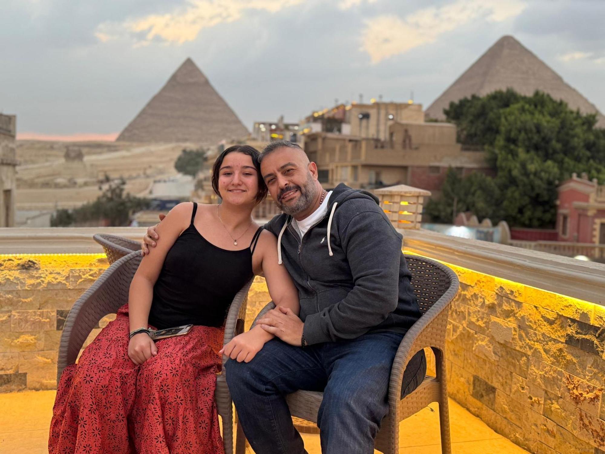 King Ali Pyramids View Inn Kafret el-Gabal Esterno foto